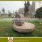 antique millstone roller