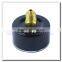 High quality black steel brass internal compound vacuumeter