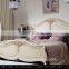 New Classical Luxury Rococo European French Wooden Bedroom Furniture Set Bed Bedside table Wardrobe Dressing table Bench