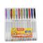 2015 best selling factory direct sales colored gel ink pen set(G-100,0.8/1.0mm point)