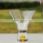 2015 lead free high quality clear drinking maritini glass with bubble in bottom
