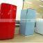 Beautiful design refrigerator sky blue color fridge made in china