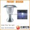 hight LUMEN stainless steel LED solar deck light Solar post top light with remote controller solar light