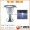 high LUMEN stainless steel 5 LED Solar post top light solar pillar light
