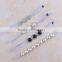 Fashion modern style women ribbon and rhinestone elastic headband, Elegant fashionable crystal stone hair band