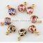 Fashion jewelry double side imitation pearl stud earrings star flower design earring for women girl