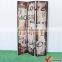 "Paris" Vintage 4 Panel Folding Room Divider Partition