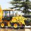 mini Backhoe Loader WZ30-25 Wheel Excavator with bucket