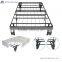 platform metal folding bed frame/base, mattress foundation, foldable, from twin to cal king
