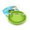 OEM Dinnerware Home & Garden Feeder Tools Collapsible Silicone Pet Bowl