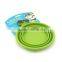 OEM Amazon 100% Food Grade OEM Collapsible Silicone Pet Bowl