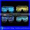 Hot Selling No Harm To Eyes EL Glasses Shutter Shade Frame for Halloween/Christmas/New Year Party