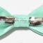 2016 hot selling cheap green smooth polyester satin flashing bow tie for boys