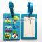 Custom Shaped Luggage Tag PVC Wholesale Silicon Rubber Travel Bag Tags