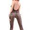 Sexy hot mature halter neck fishnet crotchless bodystocking
