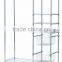 4 Tier Chrome Shelf Storage rolling Cart Metal Rack with wheels