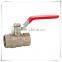 Brass ball valve with lock, water meter lock,1 inch ball valve