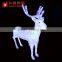 customized LED 3D Acylic motif light christmas hanging round ball sculptures lights