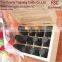 natural hinged divider essential oil storage wooden box