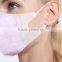 Ecoma 2016 New Product Antiviral three-dimensional Face Masks with Earloop, Latex Free, Pink