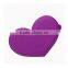2016 Hot New Products Heart Shape Jelly Bag Silicone Key Bag