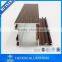 Foshan supplier best quality wood grain aluminium profile for glass
