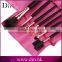 Personalized 7pcs makeup brush set rose golden cosmetic brush set