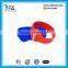 Logo printing 13.56Mhz FM1108 rfid silicon wristband with low cost