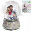 Factory Custom made best home decoration snow globe gift polyresin photo snow globe walmart