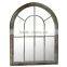 POWERLON Vintage Garden Iron Window Mirrors With Natural Beauty Reflection