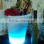 Manufacturer L25*W25*H29CM PE ice bucket stand lighted with remote control 16 mix changeable colors