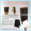 Foldable smart blackboard wood material with shelf to hold sundries