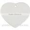 heart shape full-bleed printing sublimation ceramic gift wedding door gift