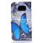 Painting phone case wallet leather case leather flip holster for Samsung S7 edge