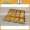 Hot Sale FSC Antiuqe homemade disposable wood bamboo serving fast food bed tray
