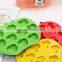 2016 summer hot selling silicone fruit ice cube tray