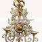 Living room home decoration candle holder wall metal