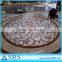 Decorative marble stone water jet medallion for lobby flooring