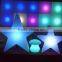 Festival illuminated 16 colors changing LED star shaped light for decorattion