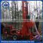 Professional portable traction type water well drilling rig with 60/73/89mm drilling pipe