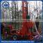 Professional portable traction type water well drilling rig with 60/73/89mm drilling pipe