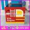 2015 Multifuction Kids Study Table With Chair,Funny children writing table chairs,Car design cute wooden table and chair WO8G143
