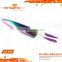A3405-2 New Design 5pcs Colorful Titanium Blade Stainless Steel Kitchen Knife Set
