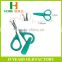Factory price HB-S3001 Round Tipped Baby Nail Scissors with safety cover