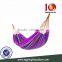 2017 New style outdoor or indoor durable single person hammock cotton and cotton hammock