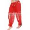 Wholesale Belly Dance Harem Pants India Pants With Gold Cion
