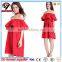 Wholesale summer sexy off-shoulder lady clothing apparel one piece dress pattern woman dress women dresses