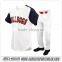 Athletic custom baseball jerseys sublimated league game softball shirts active baseball vest suits uniforms