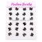 Stainless Steel Bowknot Stud Earring findings earring stud simple earring