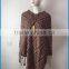 2017 new fashion classical check design women poncho